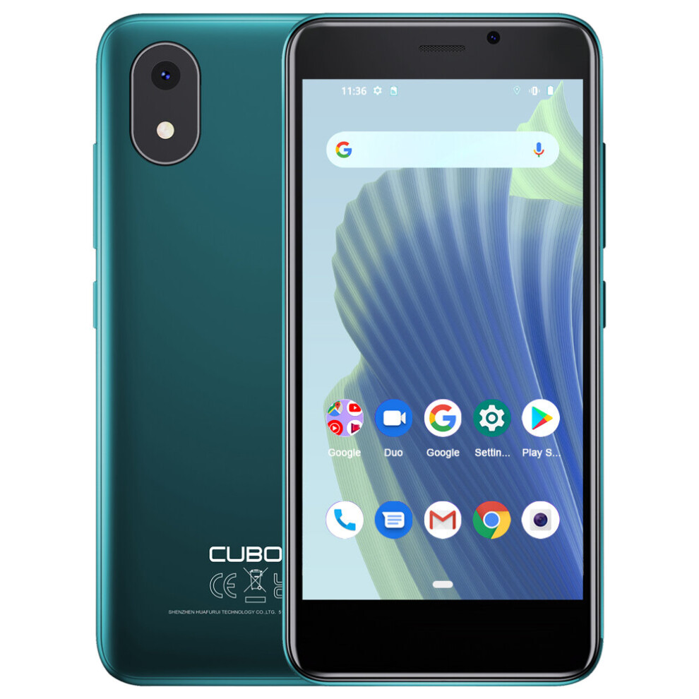 (Green) Cubot J20 4-Inch Screen Mini Smartphone 2GB+16GB