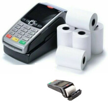 (80 Rolls) 57 x 40mm Thermal Paper Till Rolls Cash Register Rolls Receipt for EPOS POS Credit Card Machine Rolls