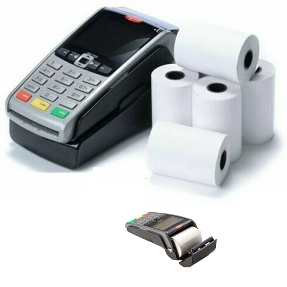 (20 Rolls) 57 x 40mm Thermal Paper Till Rolls Cash Register Rolls Receipt for EPOS POS Credit Card Machine Rolls