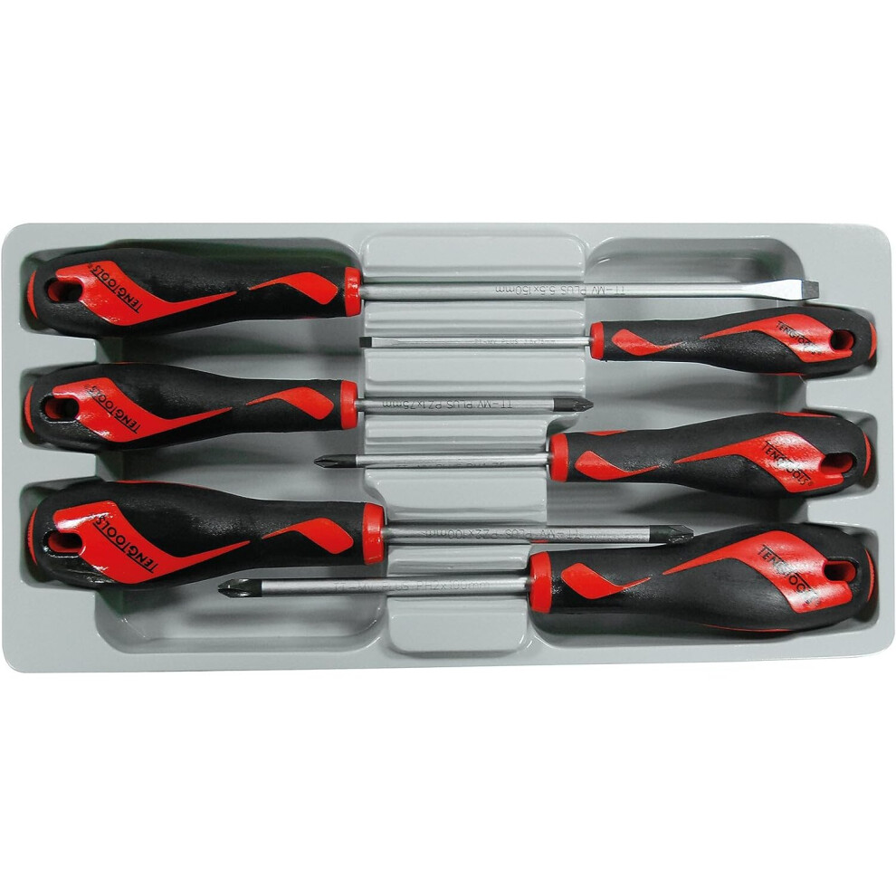 Teng Tools 6 Piece Screwdriver Set (Flat, Ph, Pz) - Md906n 5020385063136