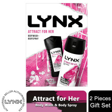 (Buy 1) Lynx Attract for Her Body Wash & Spray Set for Her