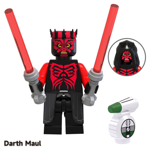 8 PCS Star Wars Mini Figures Super Hero Darth Maul Kylo Ren 1