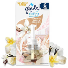6 x 20ml Glade Electric Plug In Refill - Romantic Vanilla Blossom