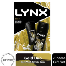 (Buy 1) Lynx Gold Body Wash & Body Spray Gift Set for Him