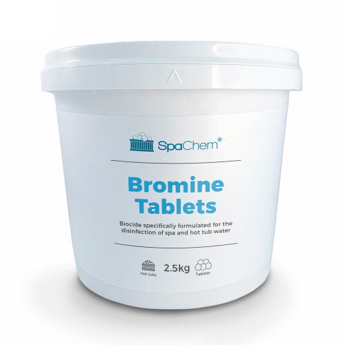 SpaChem Bromine Tablets 2.5kg for hot tub (20g Tablets)
