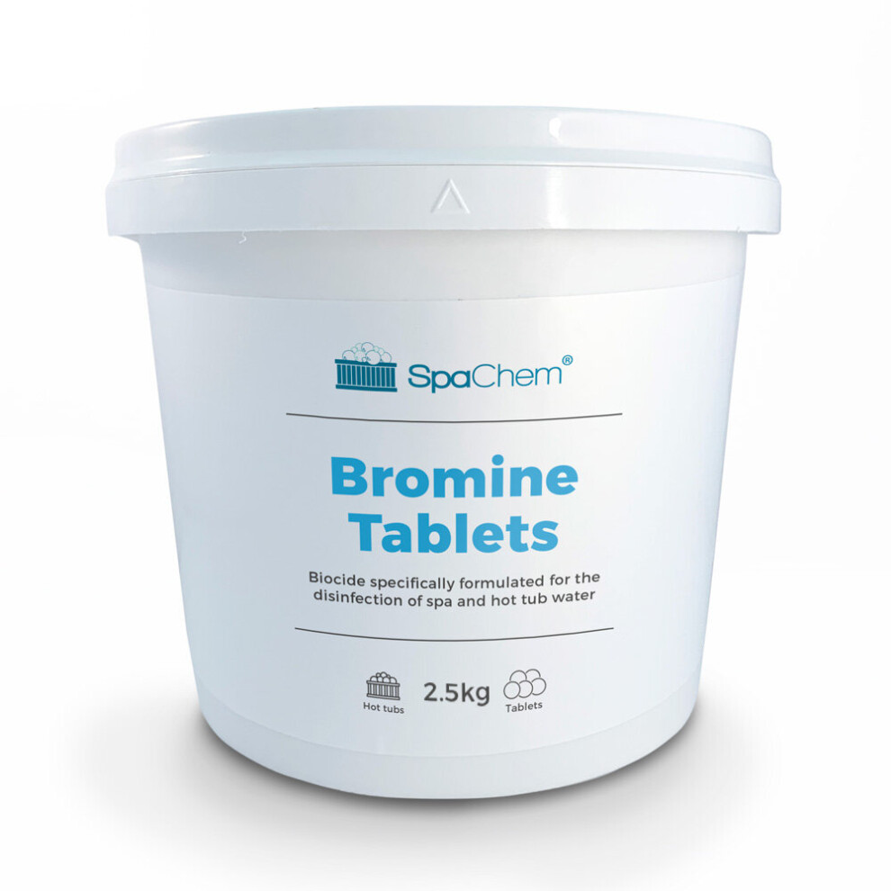 SpaChem Bromine Tablets 2.5kg for hot tub (20g Tablets)