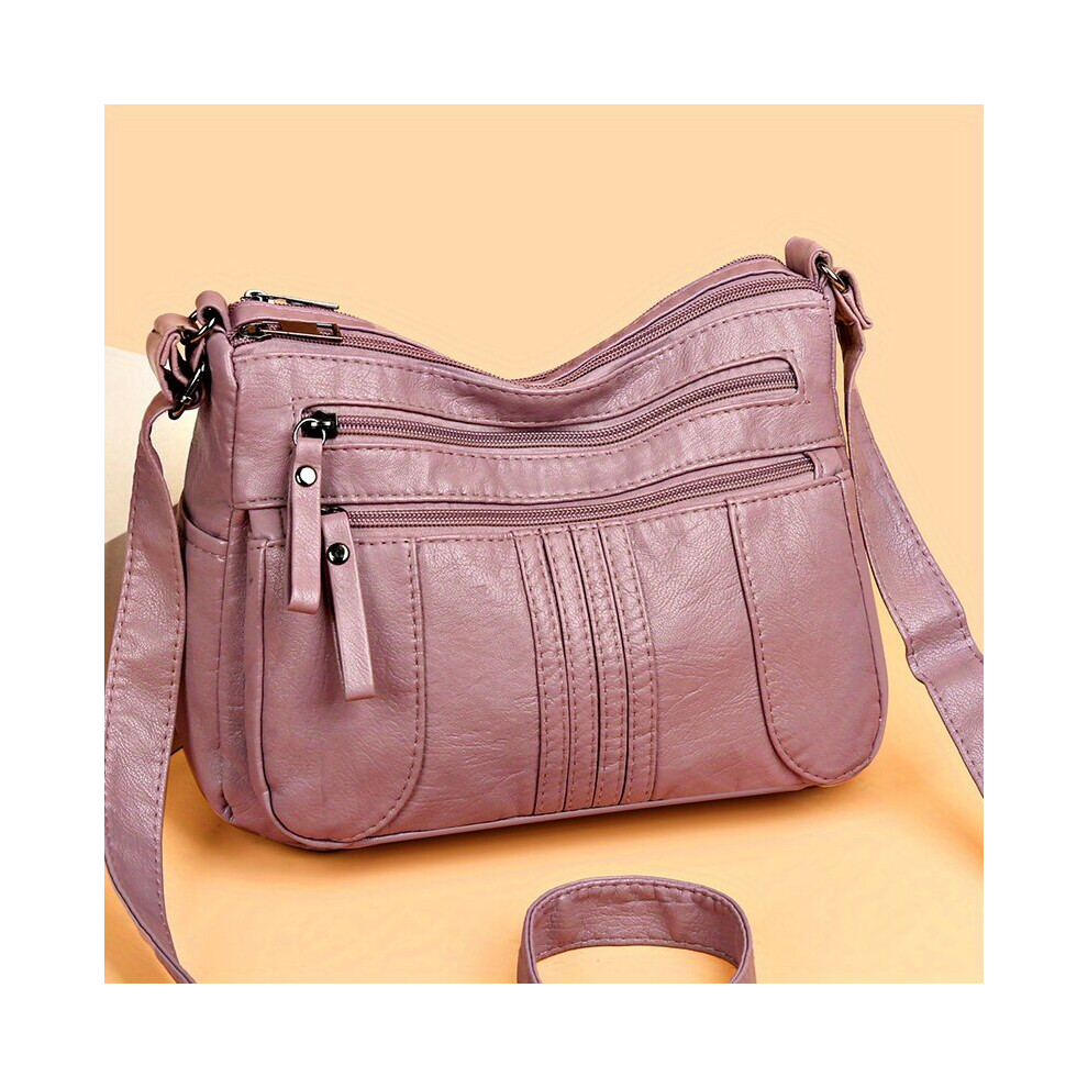 Crossbody Bag For Women Faux Leather Shoulder Bag Pocket Purse For Mom-image-OPC-PC78BVM-NEW