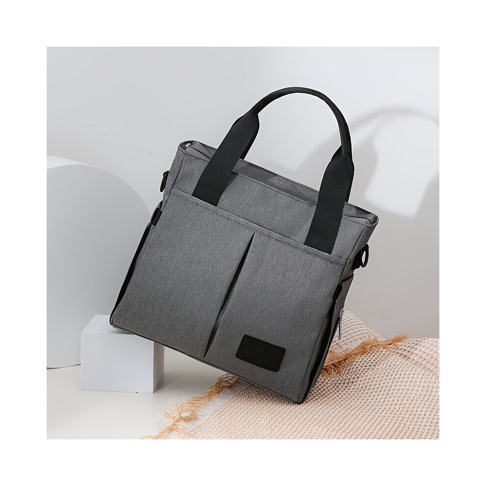 Large Capacity Crossbody Diaper Bag Functional Storage Baby Mommy Bag Womens Casual Handbag & Shoulder Purse For Outdoor Travel