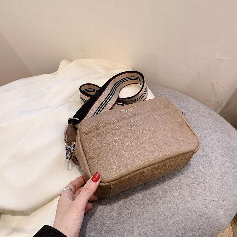 Small Leather Crossbody Bag Solid Square Purse Pockets Shoulder Bag For Women-image-OPC-PC78DPQ-NEW