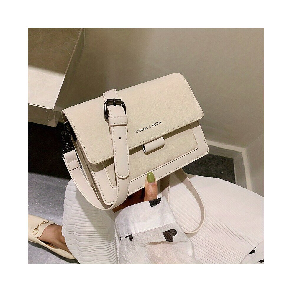 Vintage Suede Crossbody Bag Wide Strap Shoulder Bag Womens Small Square Purses-image-OPC-PC78GFH-NEW