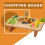 AAMEN Chopping Board Bamboo, Wooden Cutting/Chopping Board, 5