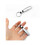 Car key pendant BMW logo water drop shape keychain 4