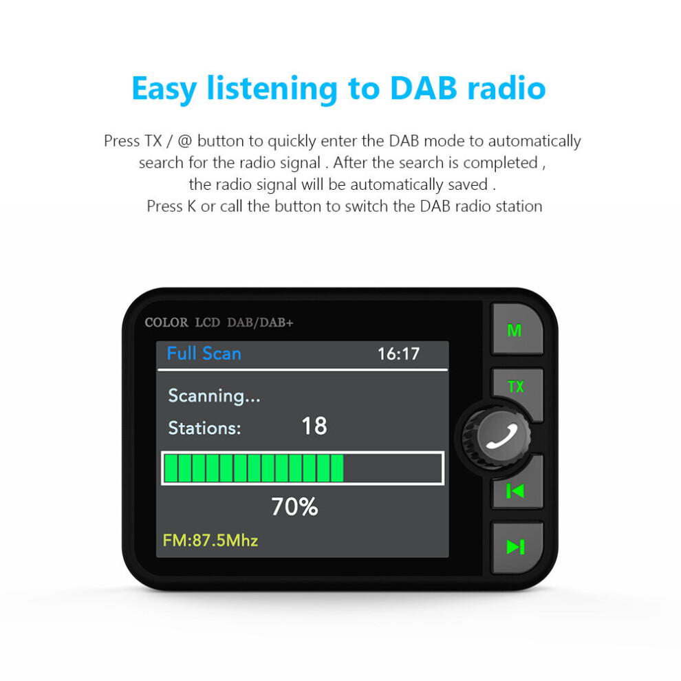 Stereo Digital Signal Broadcast Adapter DAB+ Receiver Digital Broadcast