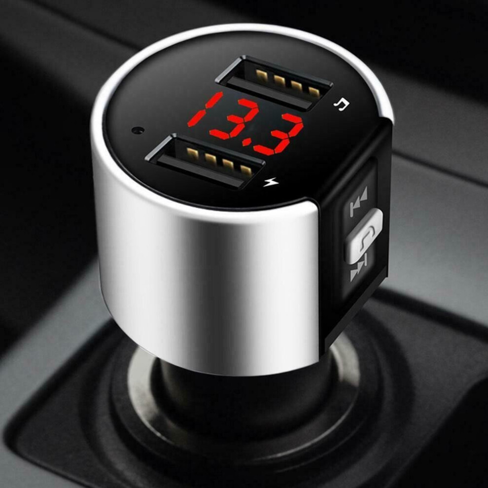 Bluetooth 4.0 FM Transmitter Wireless Handsfree Audio Receiver Car MP3