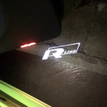 (Rline) LED Car Door Logo Ghost Shadow Projector Light For VW Golf 5 6 7 MK5 MK6