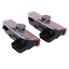 (FOR R) 2pcs car LED logo door projection welcome light for VW R Golf 5 6 7 GTI