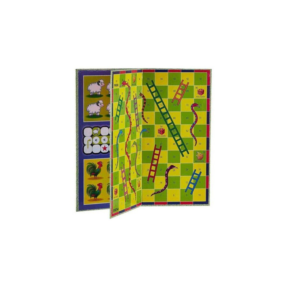Creative's Millennium Ludo Snakes And Ladders Board Game Ludo Board