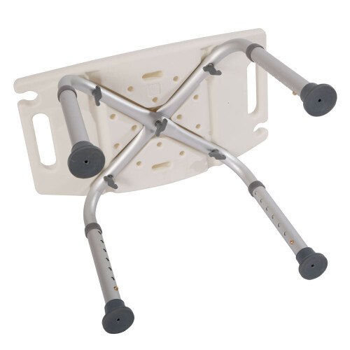 Height Adjustable Padded Tub Shower Seat Bathroom Bathtub Stool 2