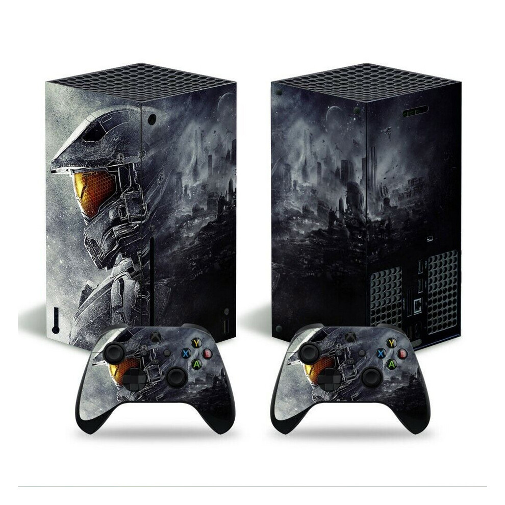 Halo Xbox Series X Skin Decal Vinyl Wrap Decal Sticker Full Set #9138