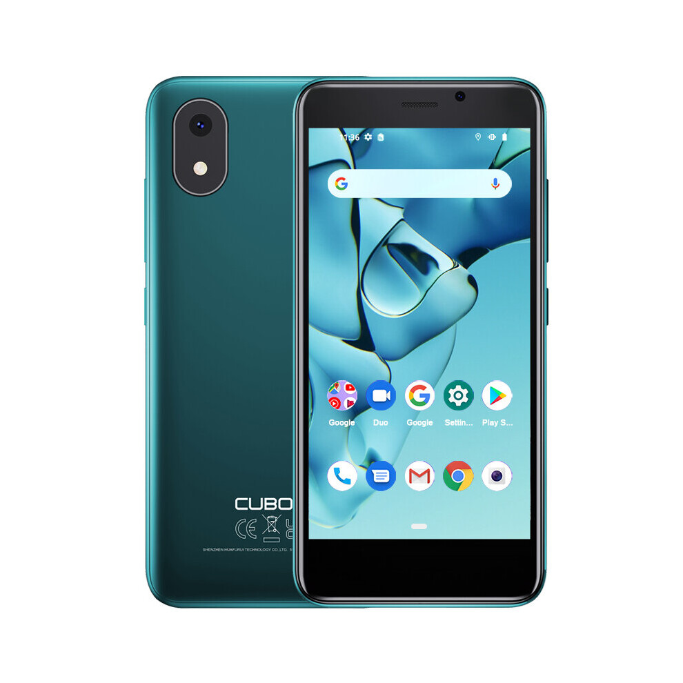 (Green) Cubot J10 Smartphone 4-Inch Mini Phone 2350mAh32GB