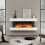 Living And Home 52 Inch Electric Fireplace LED Flame Effect 2000W Heater 2