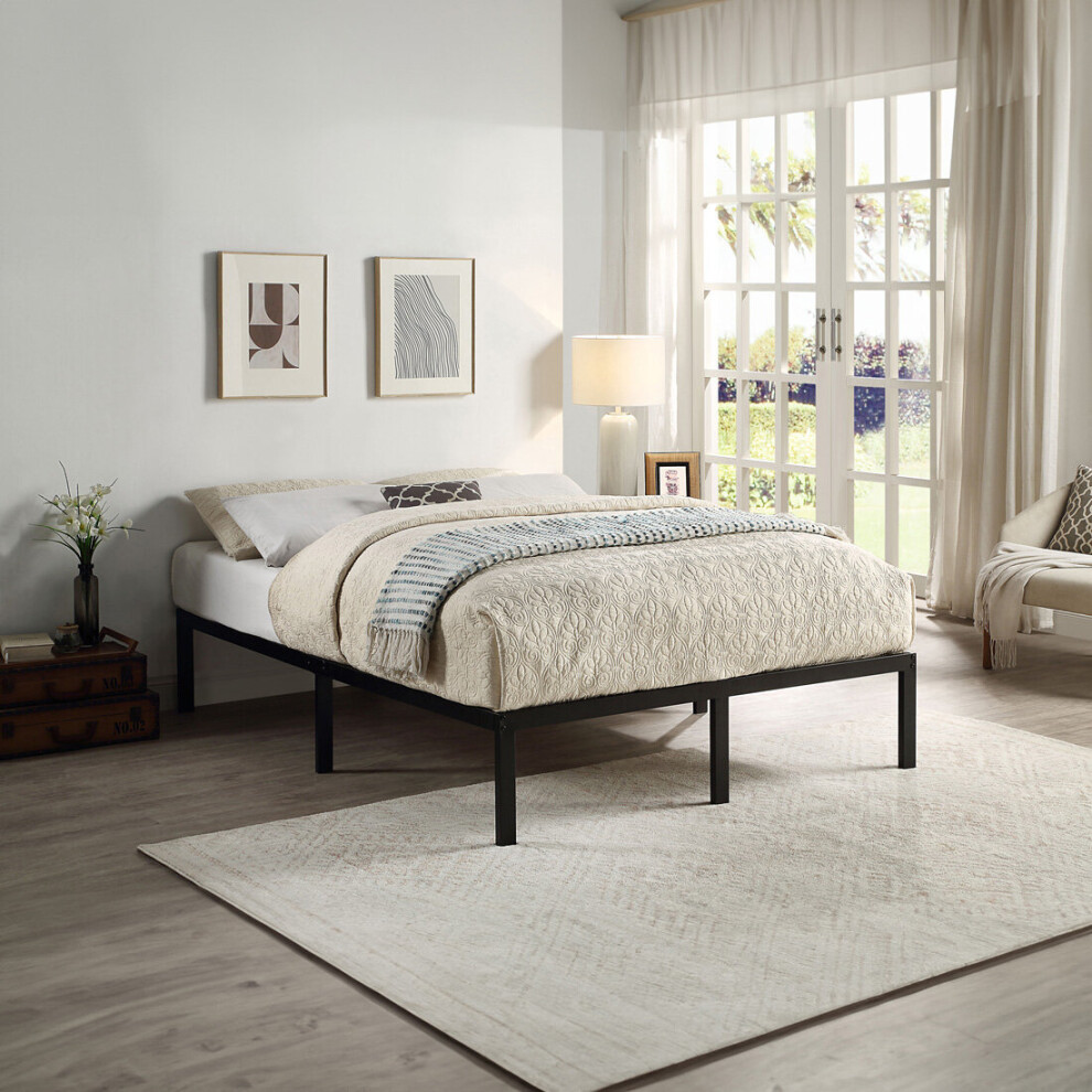 Hertford Modern Low Platform Metal Bed Frame