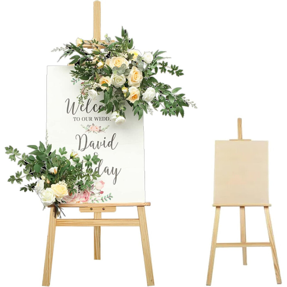 Easel Stand for Wedding Easel Display Stand 59" Canvas Stand for Painting Wedding Poster Wedding Welcome Sign