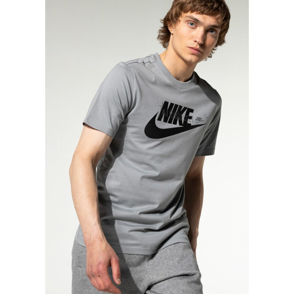 (DC2554-073 Nike Air Max Mens T Shirt Grey S) Nike Sportswear Mens Air Max T Shirt