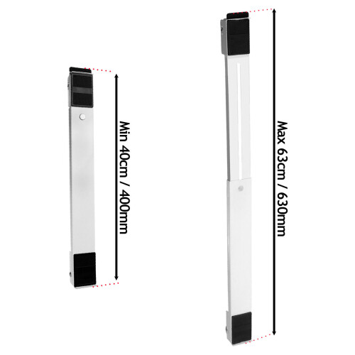 SPARES2GO Universal Fridge Freezer Extendable Trolley Rollers (40-63cm, Max 160kg) 2