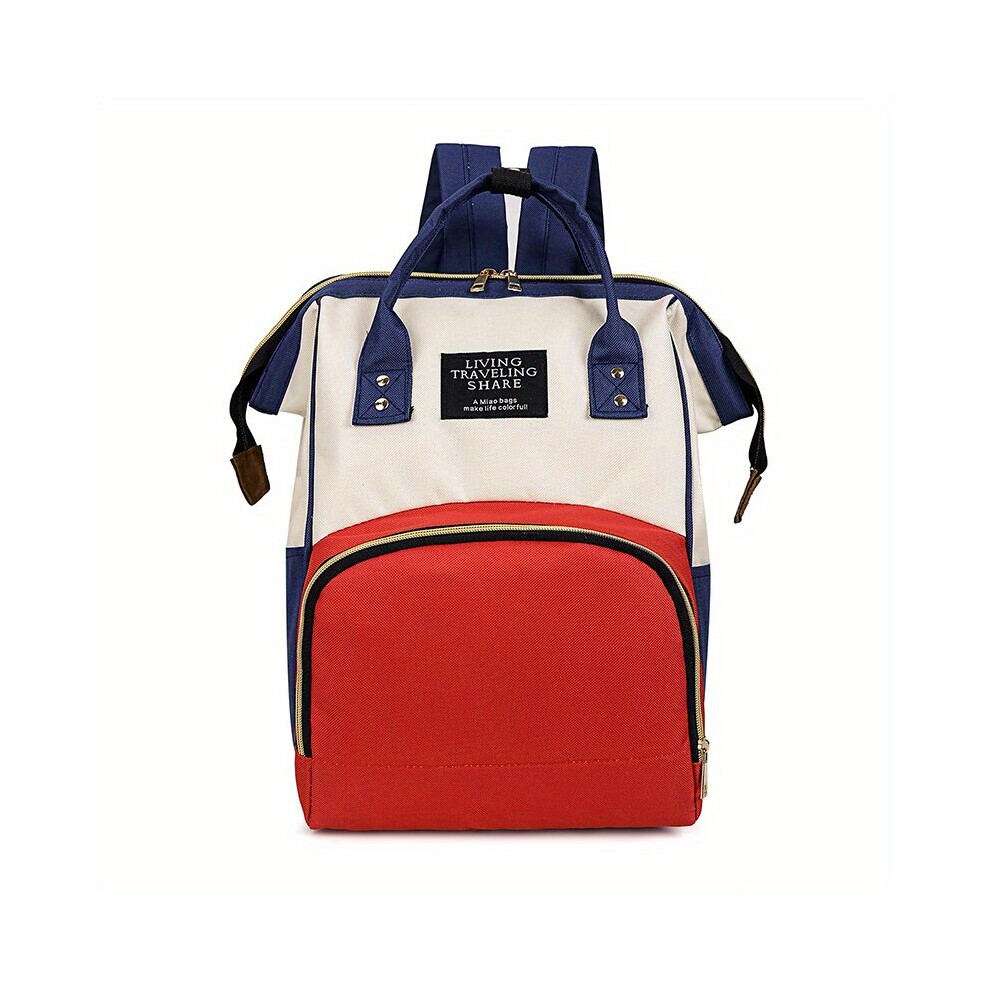 Functional Mommy Bag For Baby Care Large Capacity Bottle Diaper Bag Independent Thermal Pockets Mommy Backpack Multicoloured