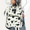 Cow Pattern Baby Backpack Functional Diaper Bag Top Handle Mommy Bag For Going Out 7