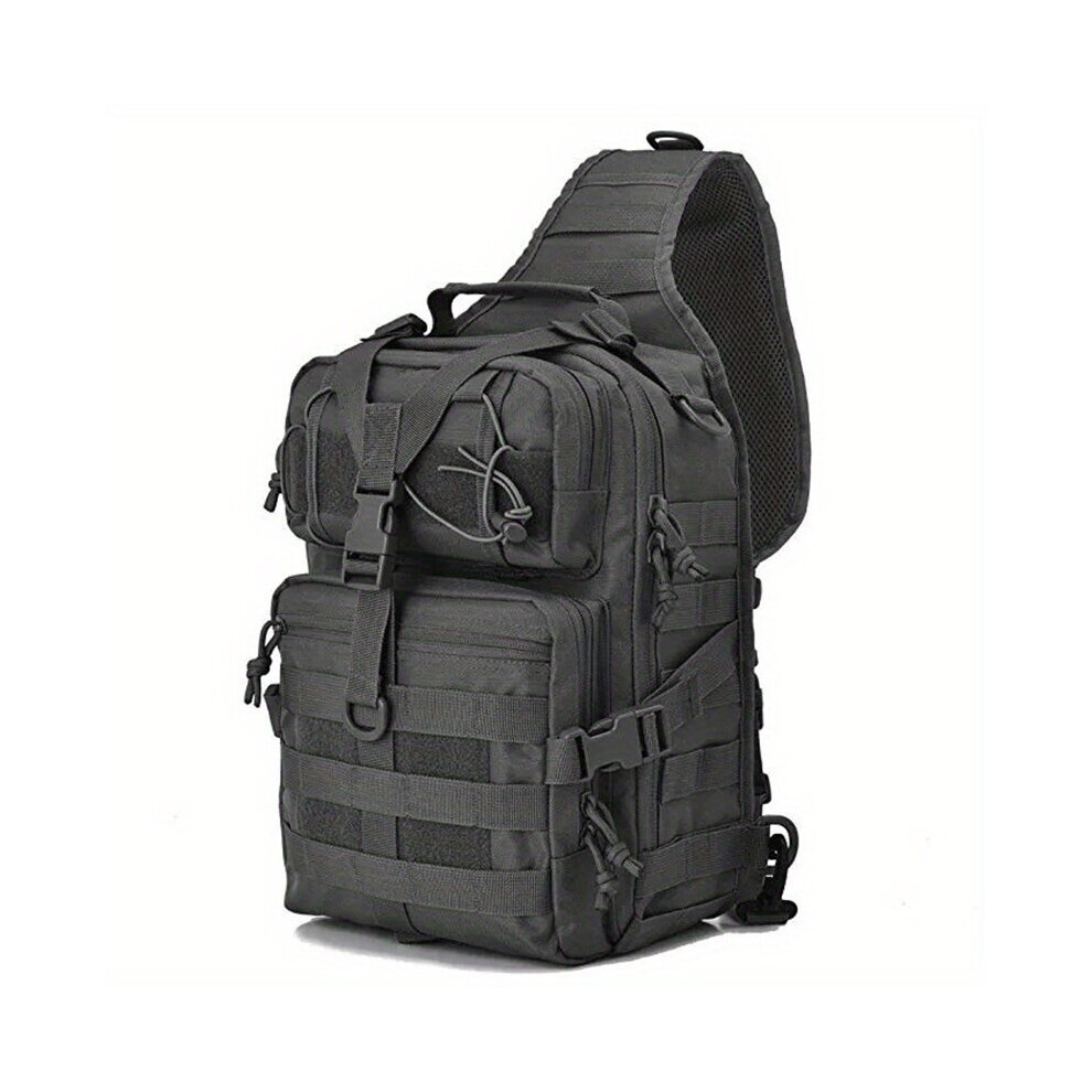 Solid Backpack With Multiple Pockets Large Capacity Multifunctional Backpack