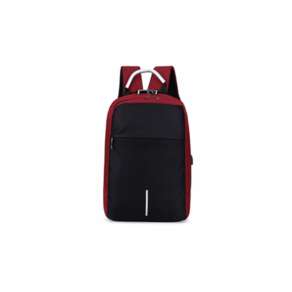 Password Lock Anti Theft Backpack Casual 40 Laptop Bag Versatile Travel Daypack With Usb Charging Port Multicoloured 885664787340