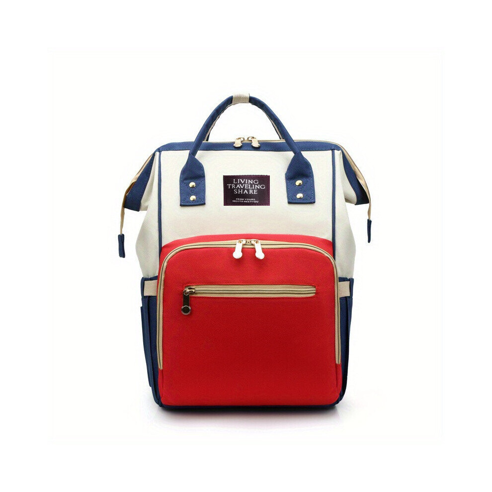Portable Large Capacity Diaper Backpack Multifunctional Mommy Daypack Womens Outdoor & Travel Accessories Multicoloured