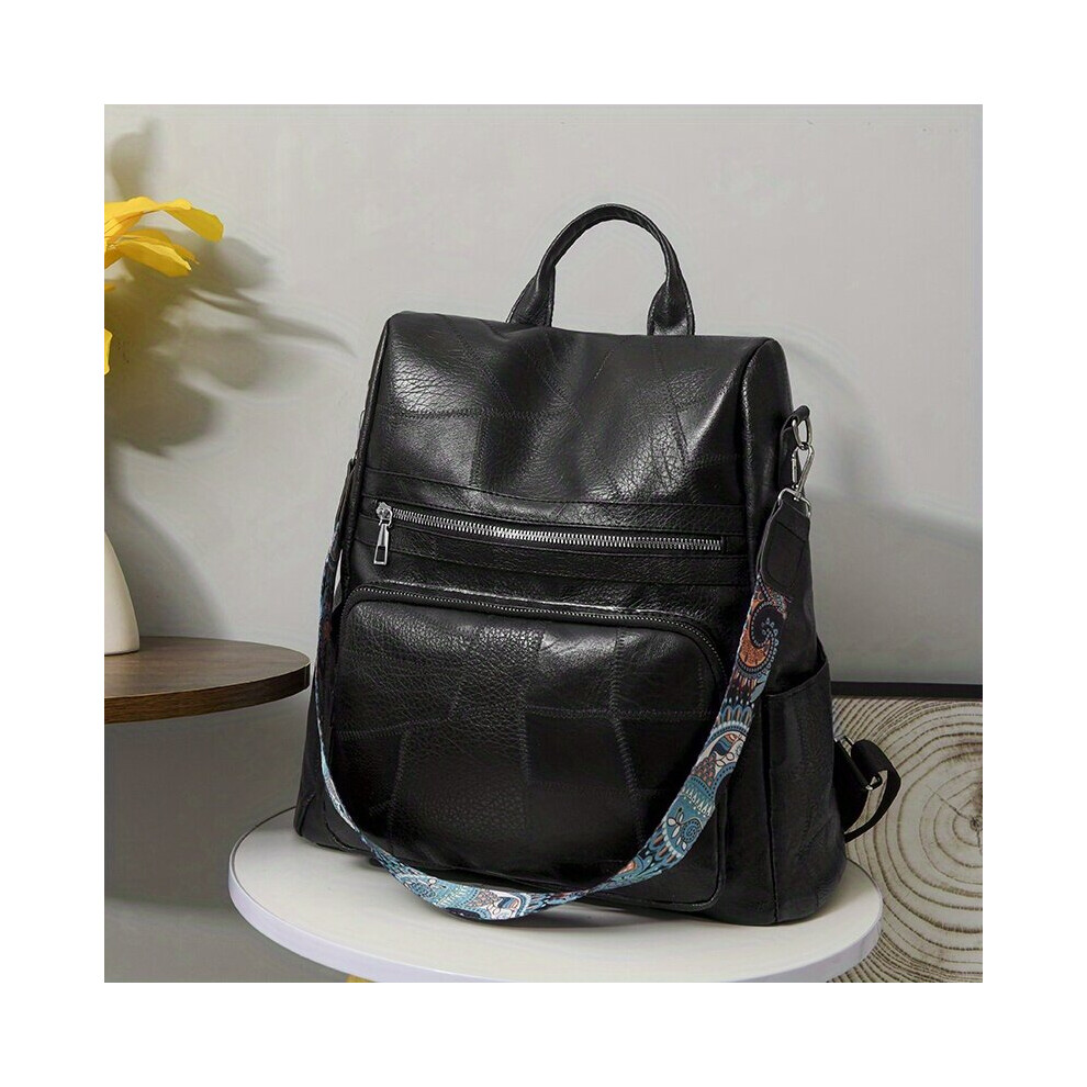 Retro Style Backpack Purse For Women Multipurpose Two way Shoulder Bag Functional Travel School Bag-image-OPC-PC7C7ZR-NEW