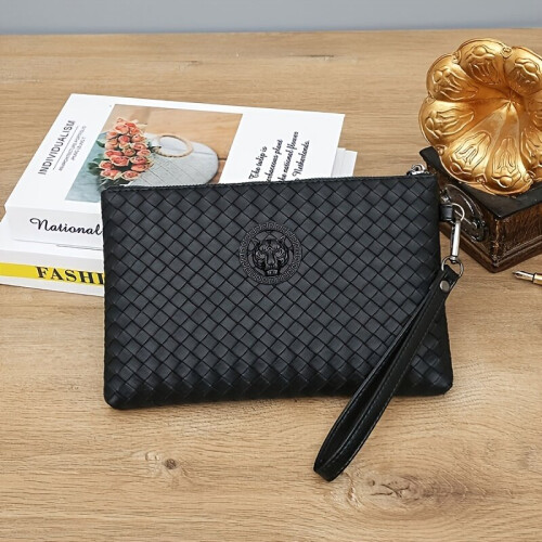 1pc Mens Woven Clutch Bag 1