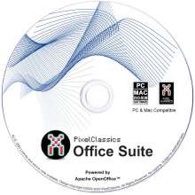 Office Suite 2025 on CD DVD Disc | Compatible with Microsoft Office 2024 2021 365 Word Excel| Powered by Apache OpenOffice for Windows PC & Mac