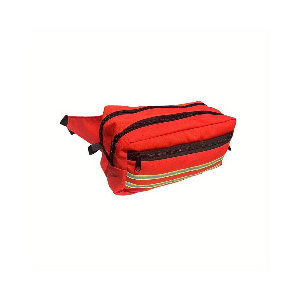 Orange Emergency Medical First Aid Waist Bag Fanny Pack For Nurse Doctor Fireman Firefighter Paramedics Lifeguard Trauma Waist Hip Belt Bag Bum Lumbar Bag Fo