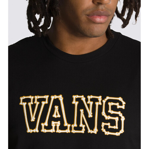 Vans (S) VANS BONES SS Mens Black T Shirt 1