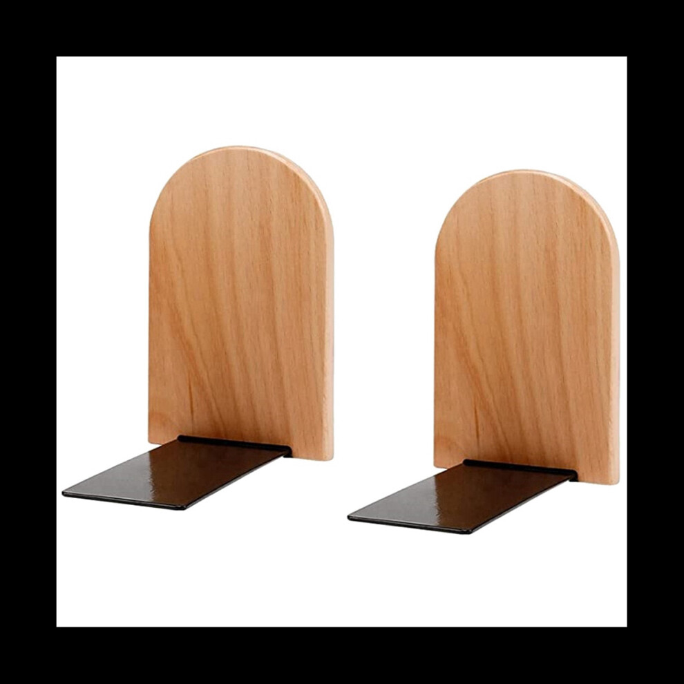 Wooden Bookends Pair of Bookends Home Office School Standard Size