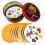 (Hogwarts) 8+ Dobble spot it cards game with animals, alphabets and numbers 20