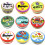 (A) 8+ Dobble spot it cards game with animals, alphabets and numbers 16