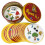 (E) 8+ Dobble spot it cards game with animals, alphabets and numbers 13