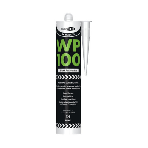 Bond It WP100 Neutral Cure Oxime Silicone - Dark Anthracite EU4