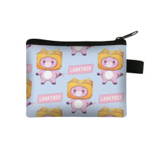 (Lankybox) Purse Card Coin Holder Wallet Cosmetic Pouch Portable Organizer Storage