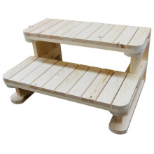 Plastica Wooden Spa Step 30in