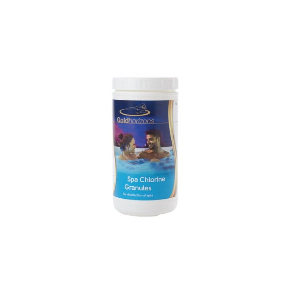 Gold Horizons - Spa Chlorine Granules 1 X 1kg rapid quick dissolving