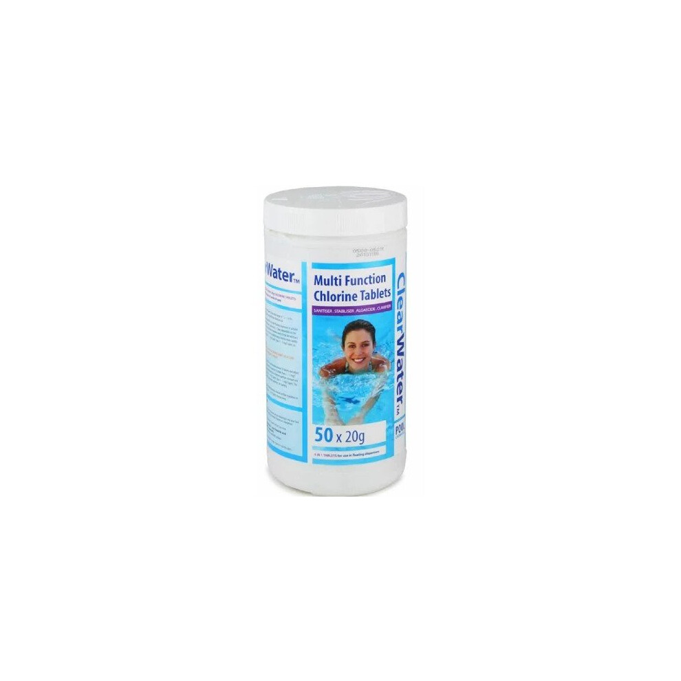 Clearwater CH0019 1 kg Multifunction Chlorine Tablets