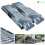 VOUNOT Set of 2 Folding Loading Ramps 180cm Heavy Duty 400 kg Max Loading 7
