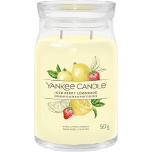 YANKEE CANDLE Signature Stort Glaslys Iced Berry Lemonade 567g